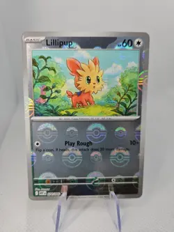 Lillipup Pokeball Reverse Holo Near Mint Black Bolt White Flare Pokemon TCG - Image 1