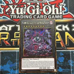 Yugioh Number 95: Galaxy-Eyes Dark Matter Dragon PGL2-EN015 Gold Secret Rare NM - Image 1