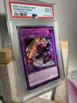 PSA 10 Dominus Purge Secret Rare Info En078 The Infinite Forbidden Yugioh 2024 - Image 4