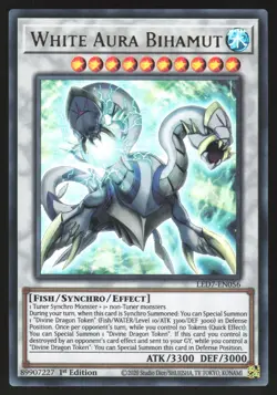 White Aura Bihamut - LED7-EN056 - Ultra Rare - 1st Edition Yugioh - Image 1