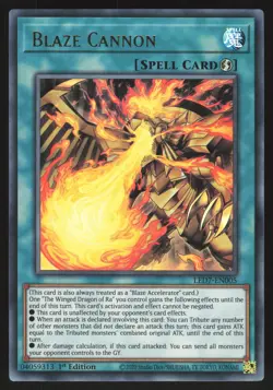 Blaze Cannon - LED7-EN005 - Ultra Rare - 1st Edition Yugioh - Image 1
