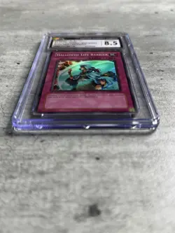 Yugioh Card 1st Ed. Hallowed Life Barrier Super Rare CGC 8.5, SOD-EN060 2004 (1) - Image 3