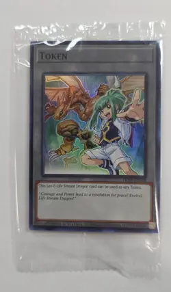Yugioh Token Card TKN5-EN028 Leo & Life Stream Dragon New Sealed - Image 1