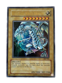BLUE-EYES WHITE DRAGON - Ultra Rare JMP-001 Weekly Shonen Jump Promo - YuGiOh - Image 1
