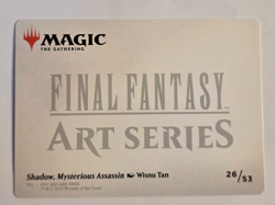 Shadow, Mysterious Assassin Art Card (Gold-Stamped) #26 - Final Fantasy - Image 2