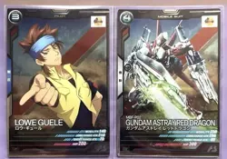 Gundam Lowe Guele & Astray Red Dragon Trading Card Set Rare - Image 1