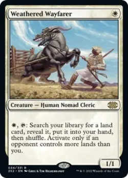 Weathered Wayfarer - Light Play MTG Double Masters 2022 - Image 1