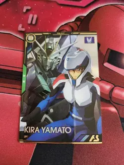 Gundam Kira Yamato Pilot Card SEED Booster Rare Character - Image 1