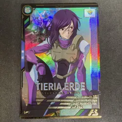 Gunpla Card Game Tieria Erde Arsenal Base Set P Rare 2nd Edition Play - Image 1