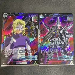 Gundam Arsenal Base Raoul Kruger Providence M Rare 2 Card Set Play - Image 1