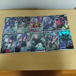Gundam Arsenal Base Zeke Axes M Rare 10 Card Set Used - Image 1