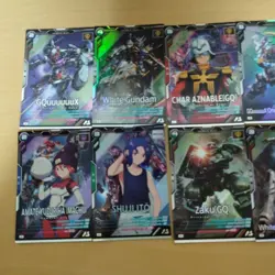 Gundam Arsenal Base Zeke Axes M Rare 10 Card Set Used - Image 2