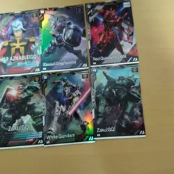 Gundam Arsenal Base Zeke Axes M Rare 10 Card Set Used - Image 3