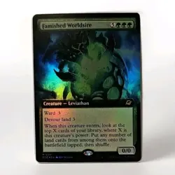 MTG - Famished Worldsire FOIL - Extended Art 341 - Edge of Eternities NM/M - Image 1