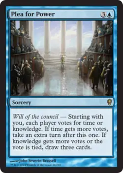 1 x Plea for Power - Conspiracy - Light Play - MTG - Image 1