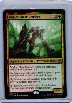 #210 Migloz, Maze Crusher MTG Phyrexia: All Will Be One Rare - Image 1