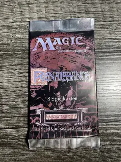 1 Pack-Magic the Gathering MtG Renaissance 1x Booster Pack German 1995 Sealed - Image 1