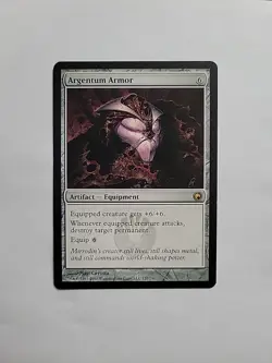 MTG - Argentum Armor Scars of Mirrodin Regular Rare #137 - Image 1