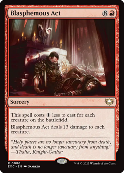 MTG - Blasphemous Act [Edge of Eternities Commander] - Image 1