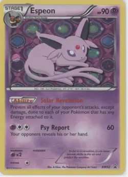 Pokemon tcg Black and White Promos #BW92 Espeon Lightly played - Image 1