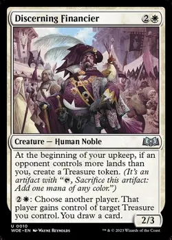 Discerning Financier - Wilds of Eldraine WOE - MTG - NM Magic - 10 U - Image 1