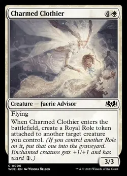 Charmed Clothier - Wilds of Eldraine WOE - MTG - NM Magic - 6 C - Image 1
