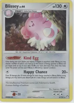 Pokemon tcg Mysterious Treasures #5/123 Blissey Lightly played - Image 1