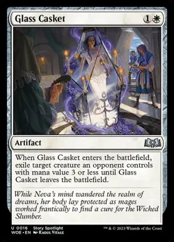 Glass Casket - Wilds of Eldraine WOE - MTG - NM Magic - 16 U - Image 1