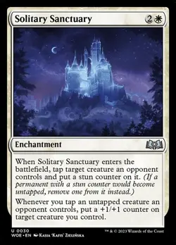 Solitary Sanctuary - Wilds of Eldraine WOE - MTG - NM Magic - 30 U - Image 1