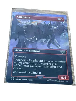 Borderless OLIPHAUNT x1 mtg NM-M Lord of The Rings Common Scene 426 - Image 1