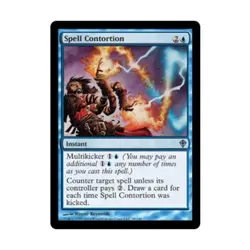 WOTC MtG Worldwake Spell Contortion (U) (x4) NM - Image 1