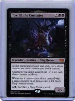 MTG - Toxrill, the Corrosive, #0132, Innistrad: Crimson Vow, Non Foil, Mythic NM - Image 1