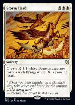 Storm Herd - Near Mint MTG Commander 2021 Kaldheim - Image 1
