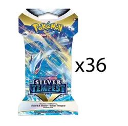 36x Pokemon Silver Tempest Sealed Sleeved Booster Packs - Booster Box Equivalent - Image 1