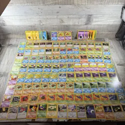Pokemon Bulk Wotc 102 Card Vintage Lot 1st Edition Rare LP Fossil Team Rocket - Image 1