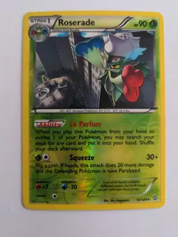 Pokemon TCG · Roserade 15/124 · Rare · B&W Dragons Exalted (2012) - Image 1