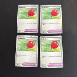 4x Air Balloon 079/086 x4 - Black Bolt - Pokemon Playset - Image 1