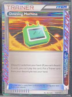 Pokemon Dowsing Machine Plasma Storm Holo Card 128/135 Rare Ace Spec BW - Image 1