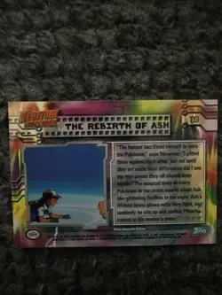 Pokemon TCG The Rebirth of Ash Pokemon Topps Mewtwo Strikes Back 38 - Image 2