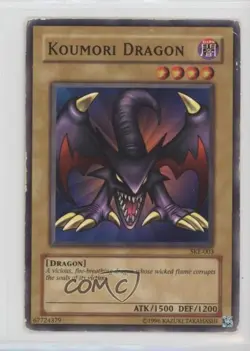 Koumori Dragon Unlimited YuGiOh Starter Deck Kaiba Evolution #SKE-003 2004 READ - Image 1