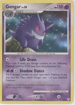Pokemon tcg Diamond and Pearl #27/130 Gengar Lightly played - Image 1