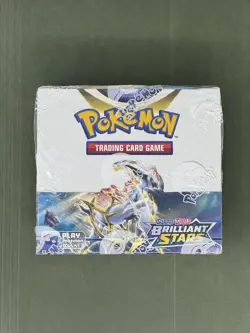 Pokemon TCG Sword & Shield Brilliant Stars Booster Box Factory Sealed-SEE PHOTOS - Image 1