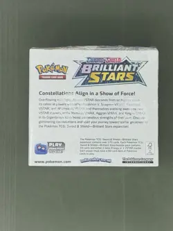 Pokemon TCG Sword & Shield Brilliant Stars Booster Box Factory Sealed-SEE PHOTOS - Image 3