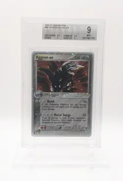 POKEMON EX SANDSTORM - #95/100 Aggron ex - Ultra Rare Holo - ENG - BGS 9 - Image 1