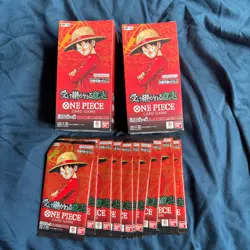 ONE PIECE Card Game OP-13 Booster Box x2 + 10 Packs - Carrying on His Will - Image 1