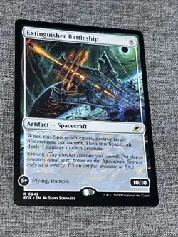R 0242 Extinguisher Battleship Edge of Eternities Rare EOE MTG Card Artifact NM - Image 1