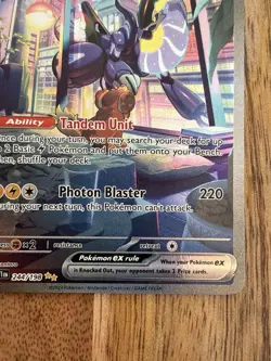 Miradon EX 244/198 Scarlet & Violet Illustration Rare Pokemon Card - Image 5