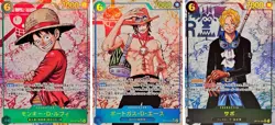 ONE PIECE Card Game Inherited Will Luffy Ace Sabo Secret Parallel set Japanese - Image 1