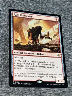 R 0159 Rust Harvester Robot Creature Rare Edge of Eternities MTG Card EOE NM - Image 1