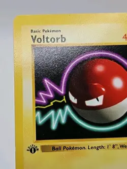Pokemon Card - Voltorb Base Set (Shadowless) 1st Edition 67/102 Common - Image 4